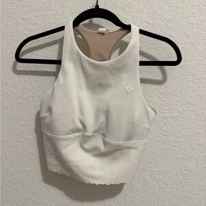 lululemon athletica Cream Crop Top